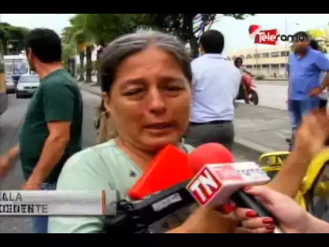 Taxista de 81 años de edad resultó herido en accidente de tránsito