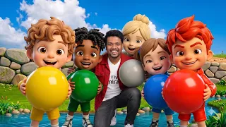 Kids learning dancing party with me! Colour ball playground actively #kids #colour #dance #learning