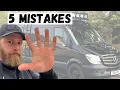 AWESOME Van build has to be RIPPED OUT Avoid these MISTAKES