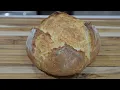 Artisan bread in a Dutch oven