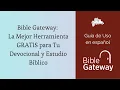 Bible Gateway La Mejor Herramienta GRATIS para Tu Devocional y Estudio Biblico Guia en Espanol