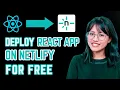 How to Deploy React App on Netlify for Free