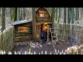 Lagu Bushcraft Cabin Upgrade. Turning the Woodshed Into a Second Room and Reinforcing the Forest Fence