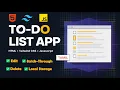 To-Do List Application using HTML Tailwind JavaScript Tamil With Edit Delete LocalStorage