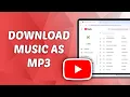 Download Lagu How to Download Music from YouTube as MP3 File - Quick Guide