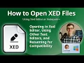 How to Open XED Files Xed Text Document