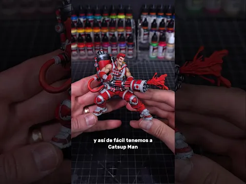 Catsup Man 🍅 @ElegooOfficial #pintarminiaturas #hobby #impresion3d #elegoo #superhero