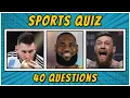 Download Lagu SPORT QUIZ GAME | 40 Sports Trivia Questions and Answers | Trivia Hero