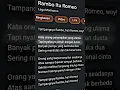 Download Lagu Rambo itu Romeo lirik #momonon