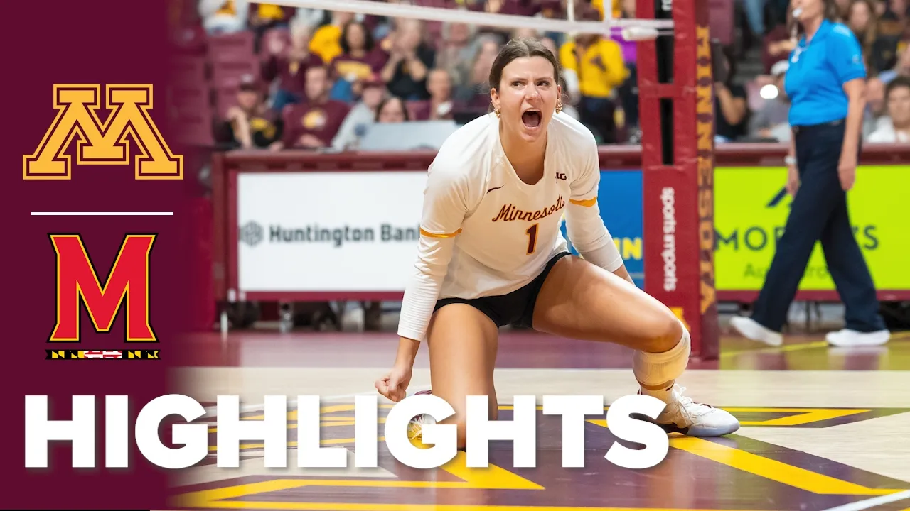 #21 Minnesota vs. Maryland | NCAA Volleyball Highlights | Oct. 17, 2026