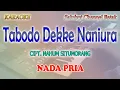Download Lagu TABODO DEKKE NANIURA ll KARAOKE BATAK LAWAS ll CIPT  NAHUM SITUMORANG ll NADA PRIA B=DO
