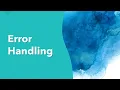 Error Handling A Tour of C The Basics
