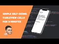iOS Self-sizing UITableViewCell for 3 minutes