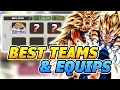 BEST TEAMS EQUIPS FOR ULTRA TAG SSJ3 GOKU SSJ2 VEGETA Dragonball Legends