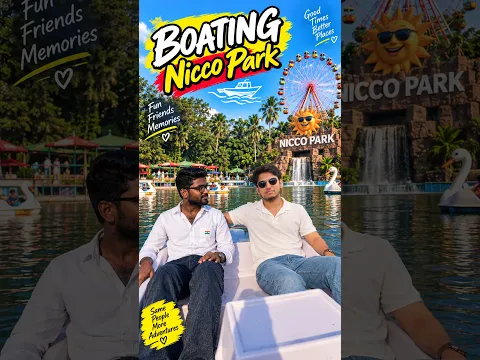 Paddle Boat Nicco Park 🏖️ #viralreels