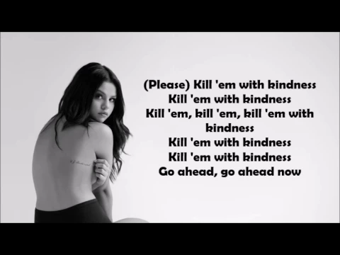 Download MP3 Selena Gomez - Kill Em With Kindness (Acoustic) Lyrics