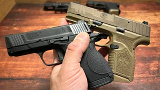 Smith and Wesson CSX vs FN Reflex Hanmer Fired Micro 9 s