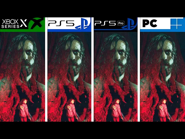 Alan Wake II | PS5 Pro - PS5 - Xbox Series X - PC | Graphics Comparison