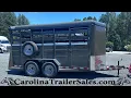 New 2027 Valley 26816 16 Stock Trailer with 5200lb Axles Tour or