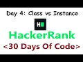 HackerRank 30 Days of Code c Day 4 Class vs Instance 2020