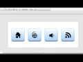Audible Animated Movieclip Button Menu System Flash CS3 Tutorial - With Soundbooth CS4