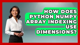 How Does Python NumPy Array Indexing Use Dimensions - Python Code School