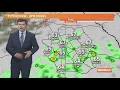Showers possible today especially south of Macon clearing out late this afternoon
