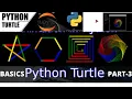 Python Turtle PART-3 Python turtle graphics python turtle for beginners CodeWithTuqi