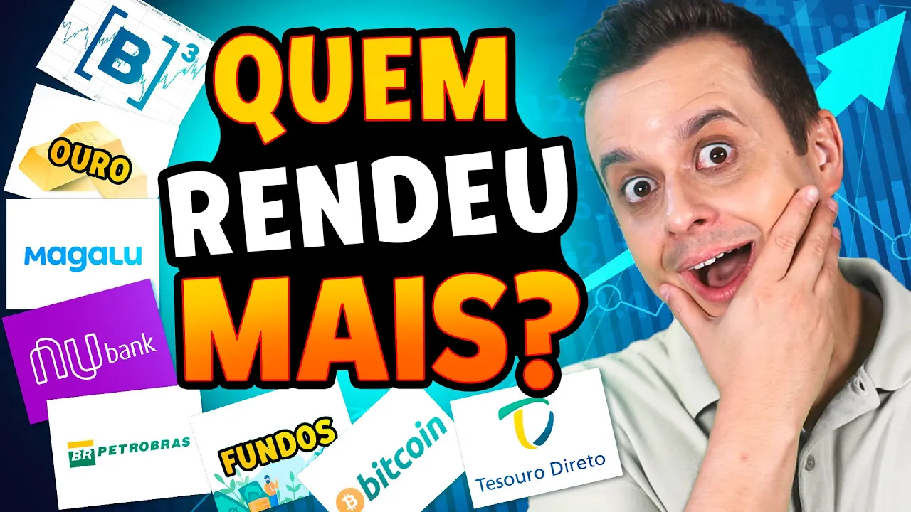 QUANTO VOCÊ GANHARIA SE TIVESSE INVESTIDO MIL REAIS NESSES INVESTIMENTOS (VOCÊ VAI SE SURPREENDER)!