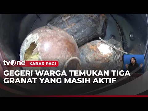 Hendak Membuat Pondasi, Buruh Bangunan Temukan 3 Granat Aktif