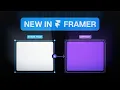 New in Framer Cross Component Interactions Full Tutorial
