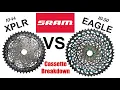 SRAM XPLR vs EAGLE Cassette Breakdown Tighter Gears