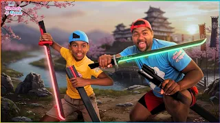 COMPRAMOS A ESPADA KATANA LED MAIS COBIÇADA DA INTERNET 😱😱