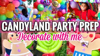 CANDYLAND BIRT AY PARTY DECOR IDEAS VLOG GENESIS 10TH BIRT AY GENELIZQ