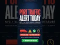 Multiple Accidents on the I-78 North and Port Street Traffic Building Near Newark Elizabeth Port