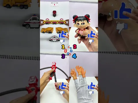1,2,3 OR 4? WEEE WEEE  #shortsfeed #trending #unboxing #toys