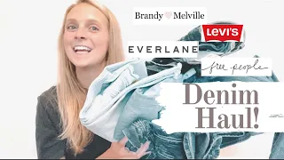 Poshmark Reseller Denim thrift haul to sell on Poshmark
