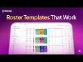 Still Scheduling Shifts Manually Try These 7 Roster Templates
