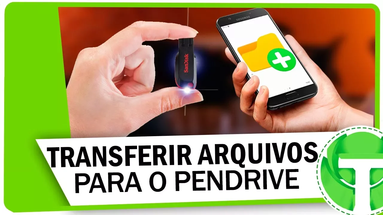 Como transferir arquivos do CELULAR para o PENDRIVE