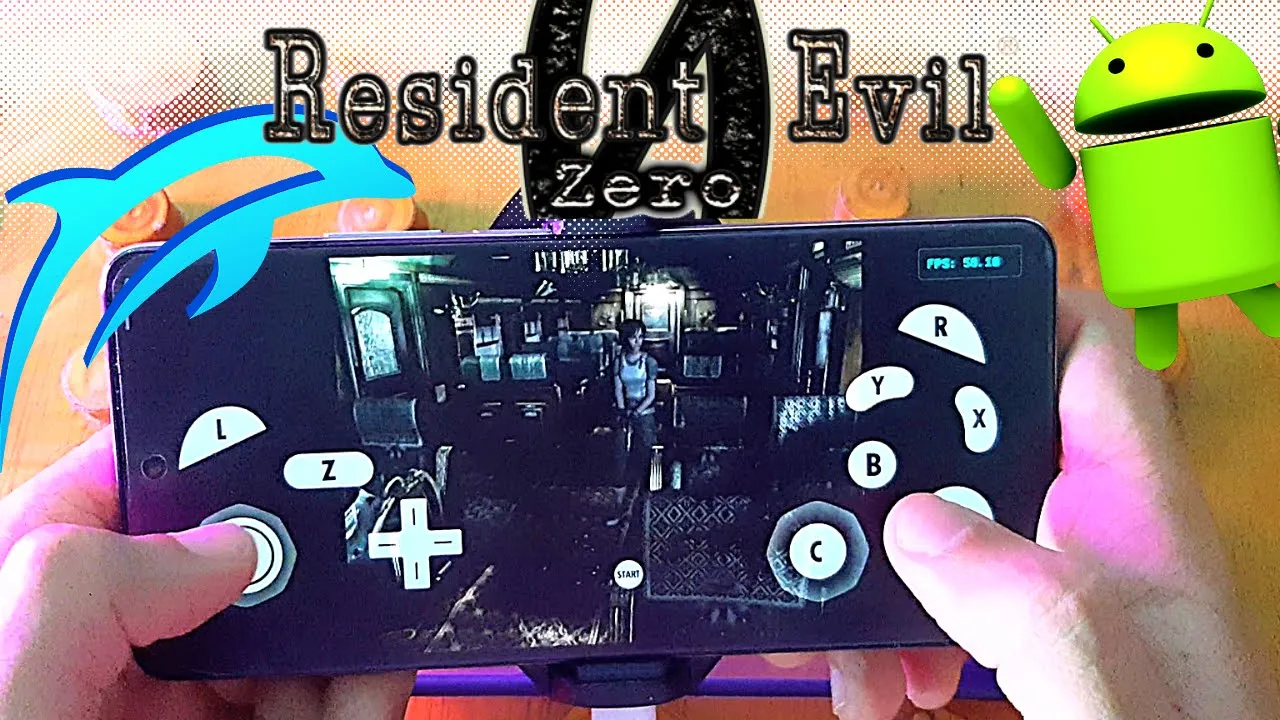 Resident Evil Zero HD Remaster Game Gamecube Android - Dolphin Emulator Mobile - Gameplay - 2022