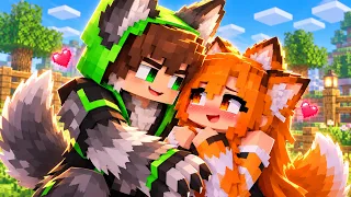 Virei LOBO para APAIXONAR a GAROTA LOBO no Minecraft!