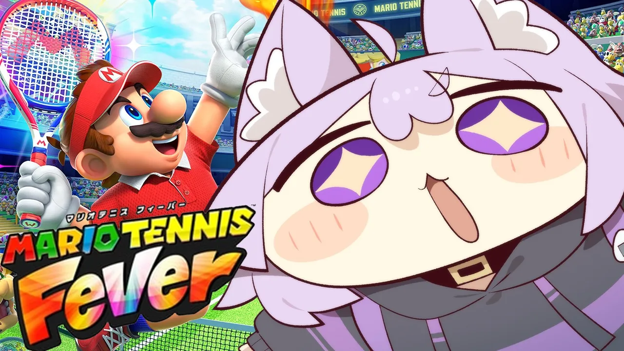 【 マリオテニス 】テニスって楽しいじゃん🎾【 猫又おかゆ/ホロライブ 】