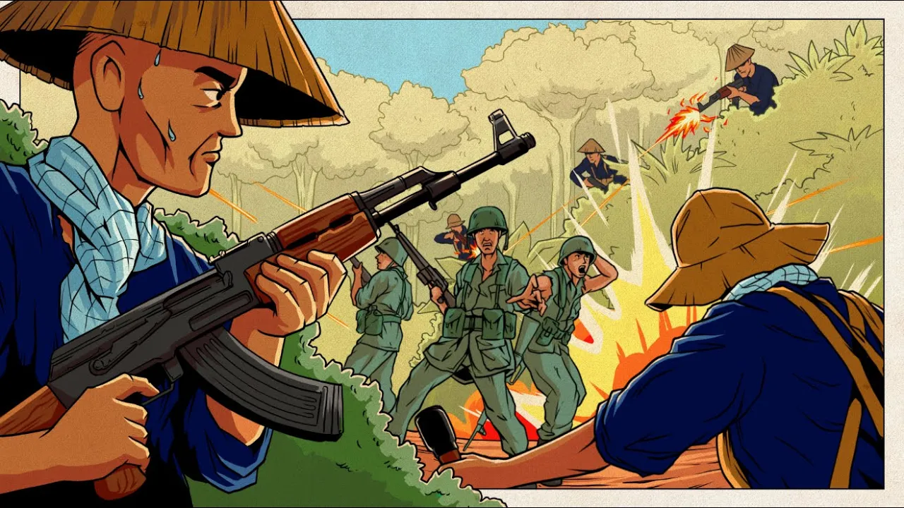 Outline Video Vietnam War from the North Vietnamese Perspective | Animated History