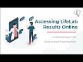 Technology Club Accessing Lab Results Through LifeLabs