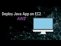How to start deploy spring java app on EC2 instance