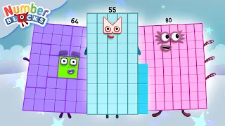 Land of the Giants! - Big Numbers for Big kids | Learn to Count | Number Cartoon | Numberblocks