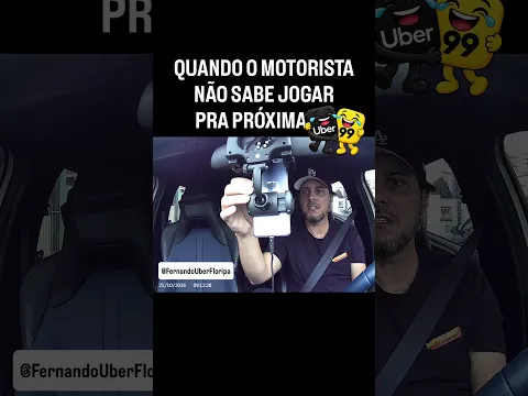 É isso que eu faço quando o passageiro quer jogar pra próxima na Uber 99?