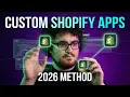 How to Make CUSTOM Shopify Apps Plugins in 2026 UPDATE IS COMING