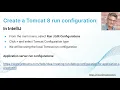 14 Create a Tomcat 8 run configuration in IntelliJ