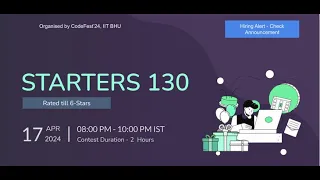Alternating Binary String CodeChef Solution Starter 130 Contest Solution